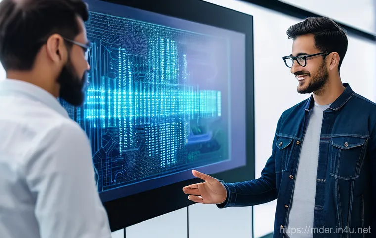 미디어기술사와 블록체인 기술 - **Prompt 2: Blockchain for Secure Intellectual Property in Media**
    A stylized representation of ...