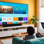 Home 13 미디어기술사와 정보보안 - A vibrant, modern scene depicting diverse individuals (men, women, all ages, including a child in a ...