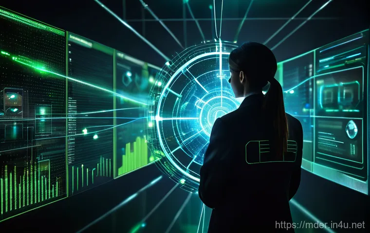 미디어기술사와 정보보안 - A vibrant, modern scene depicting diverse individuals (men, women, all ages, including a child in a ...